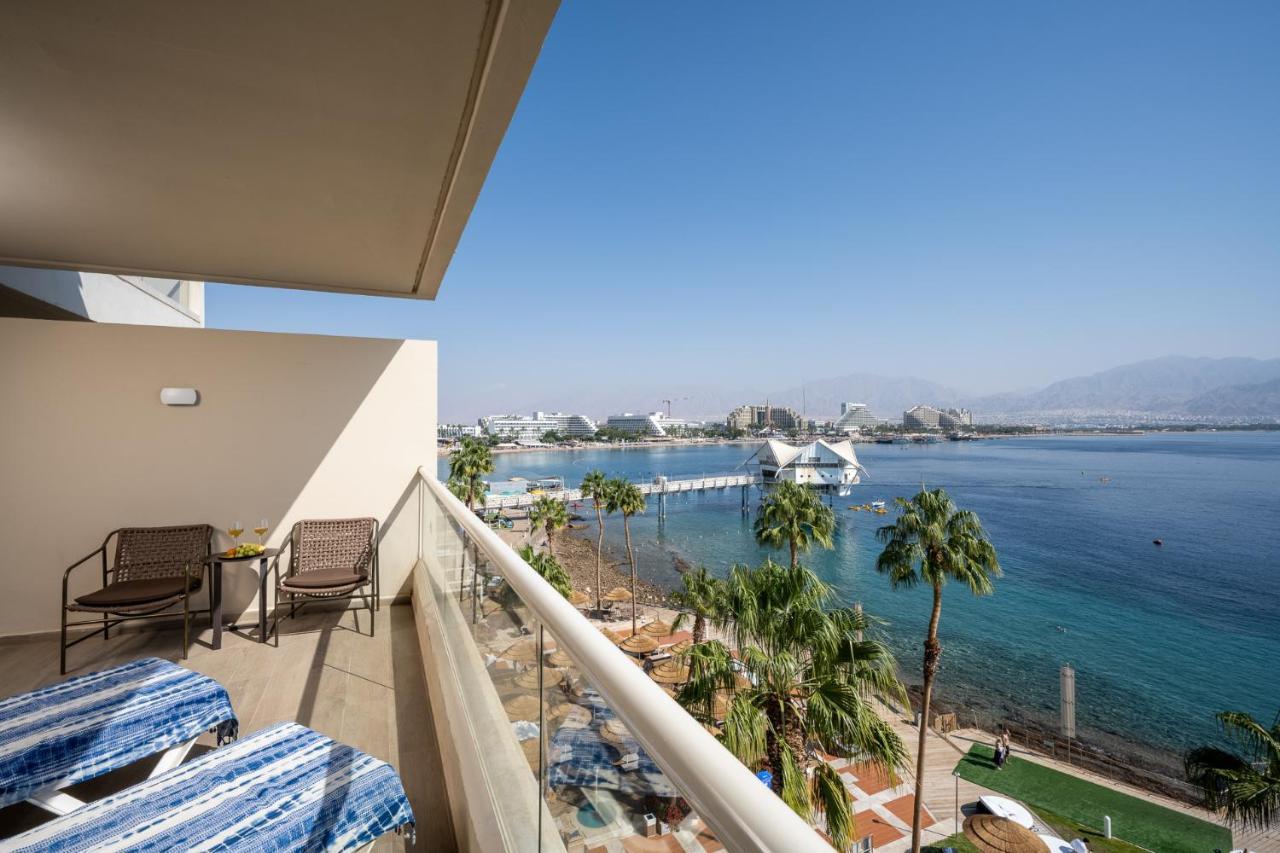 ホテル Aria エイラート エクステリア 写真 Balcony view of San Diego Bay